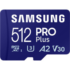 Samsung MEMORY MICRO SDXC PRO+ 512GB/W/ADAPT. MB-MD512SB/WW SAMSUNG