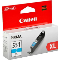 Canon CLI-551XLC tintes kārtridžs 1 pcs Oriģināls Augsta (XL) produktivitāte Foto ciāna