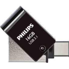 Philips 2 in 1 OTG          16GB USB 3.1 + USB C Midnight Black