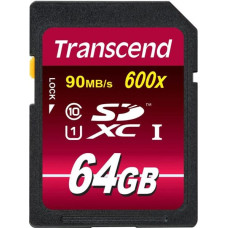 Transcend SDXC              64GB Class10 UHS-I 600x Ultimate