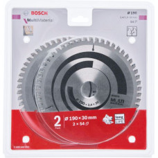 Bosch 2x Multi Material 190x30x2.4/1.8x54T