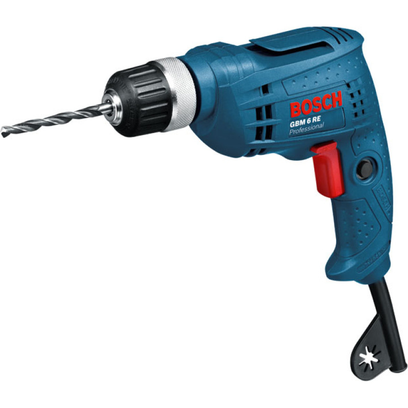 Bosch HIGH-SPEED DRILL HAMMERLESS WITH QUICK-RELEASE CHUCK 350W GBM 6 RE