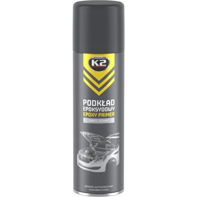 K2 PODKŁAD EPOKSYDOWY SZARY 1K SPRAY 500ML