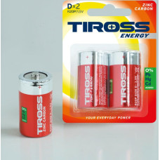 Tiross BATERIA R20 2szt.