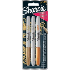 Sharpie 1x3 Sharpie Metallic Marker F Gold/Silver/Bronze