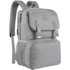 Matein Laptop Backpack / Lunch Bag 15.6'' Matein 1161 USB Grey