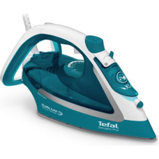 Tefal EasyGliss Plus FV5737 gludeklis Sausais un tvaika gludeklis Durilium gludināšanas virsma 2500 W Tirkīzs, Balts