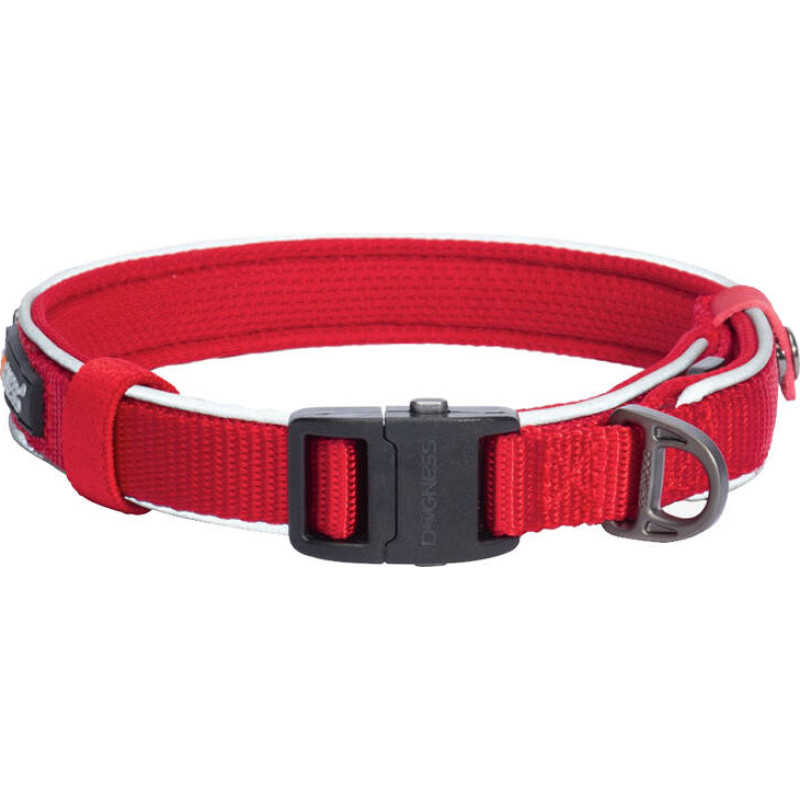 Dogness Reflective collar Dogness size S (Red)