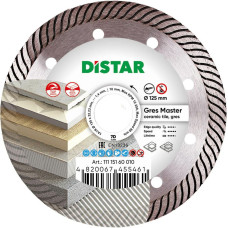 Distar TARCZA DIAMENTOWA GRES MASTER 125 x 1,4 x 10 x 22,23mm