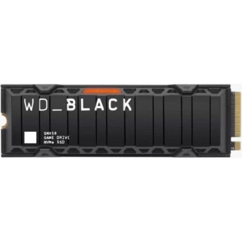 Western Digital SSD|WESTERN DIGITAL|Black SN850|500GB|M.2|PCIE|NVMe|Write speed 4100 MBytes/sec|Read speed 7000 MBytes/sec|9mm|TBW 300 TB|WDS500G1XHE