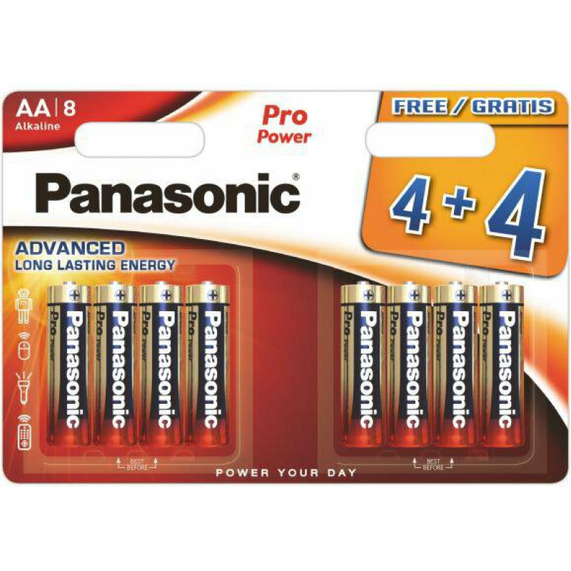 Panasonic BATERIA ALK.LR6E/ BL8szt.