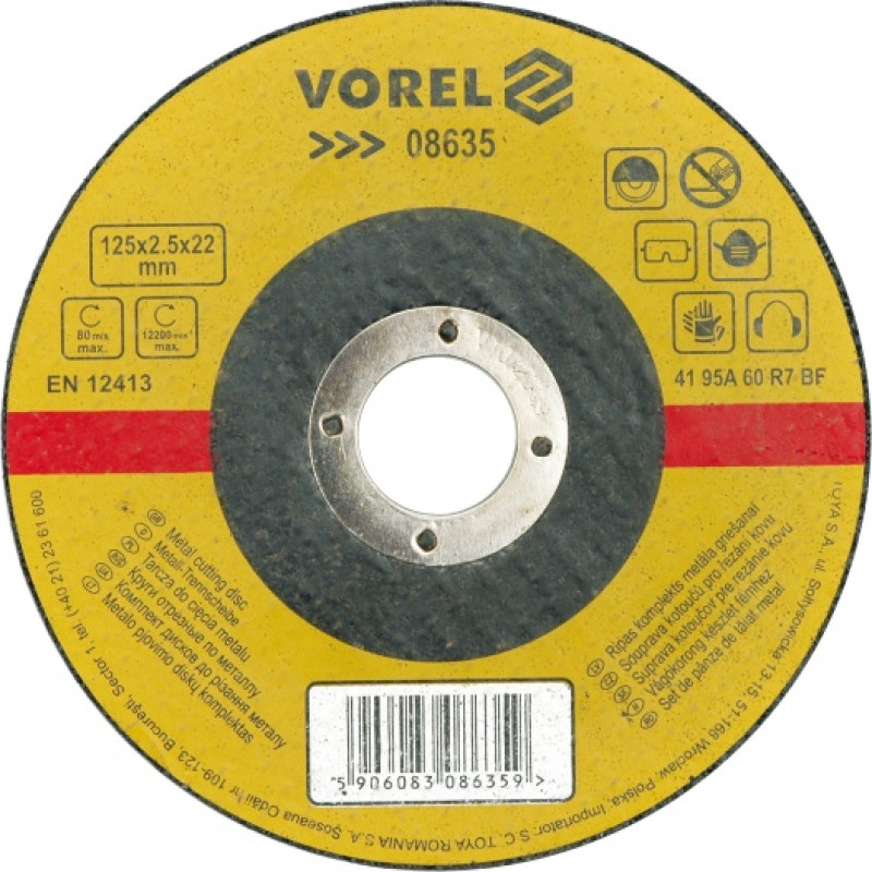 Toya VOREL TARCZA DO CIĘCIA METALU 400 x 4,0 x 32mm  08646