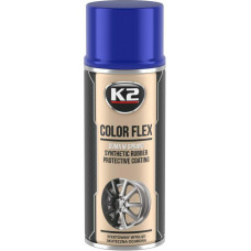 K2 SYNTETYCZNA POWŁOKA GUMOWA W SPRAYU. COLOR FLEX GUMA W SPRAYU - NIEBIESKA 400ML