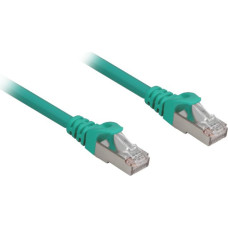 Sharkoon network cable RJ45 CAT.6a SFTP LSOH green 1,0m - HalogenFree