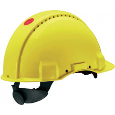 3M Regulējama ķivere ar UV indikatoru, dzeltena G3000NUV-GU, 3M
