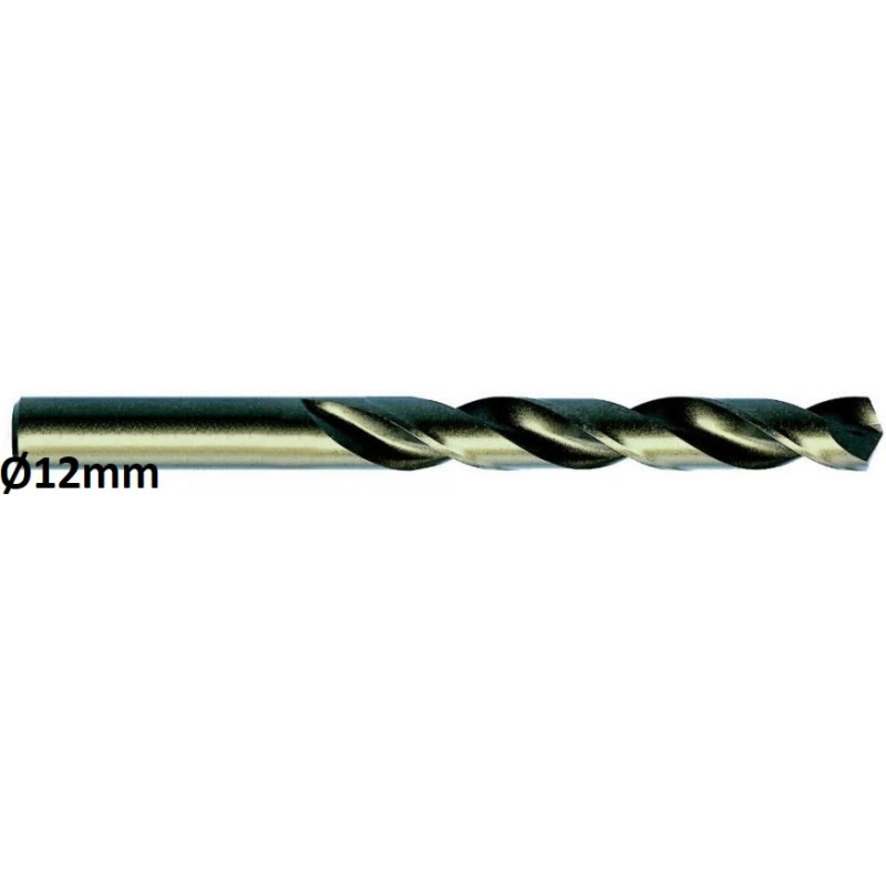 Exact Metāla urbis DIN338 HSSE-Co Ø12mm 5gab., Exact