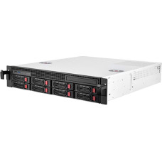 Silverstone Technology Silverstone RM21-308, rack enclosure (black, 2U)