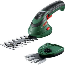 Bosch cordless shrub & grass shears set Isio (green/black, Li-ion battery 1.5Ah 3.6Volt)