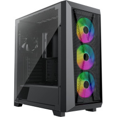 Xilence XILENT X X912.ARGB, tower case (black, tempered glass)