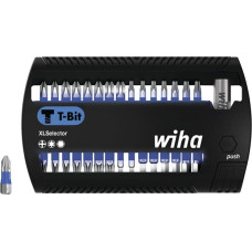 Wiha bit set XLSelector T-Bit 25mm, PH / TX / H (black/blue, 31 pieces)