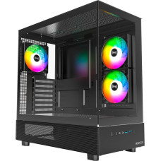 Montech XR, Tower Case (Black, Tempered Glass x 2)