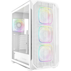 Sharkoon AK5M RGB, tower case (white, tempered glass)