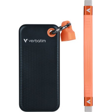 Verbatim Pocket SSD 2 TB USB Veids-C 3.2 Gen 2 (3.1 Gen 2) Melns, Oranžs