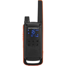 Motorola Talkabout T82 rācija 16 kanāli 446 - 446.2 MHz Melns, Oranžs