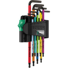 Wera 967/9 TX BO Multicolour 1 - L-key set, BlackLaser