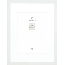Deknudt S66KF1 P1 DIN A3 29,7x42 Holz weiß mit Passepartout