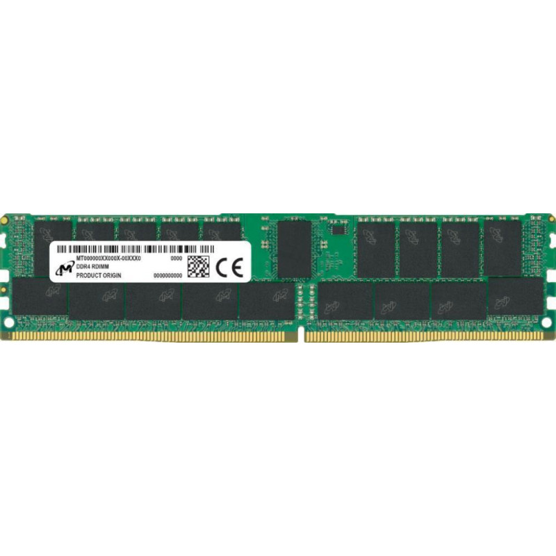 Micron Server Memory Module|MICRON|DDR4|32GB|RDIMM/ECC|3200 MHz|CL 22|1.2 V|MTA18ASF4G72PDZ-3G2R