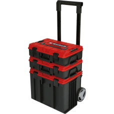 Einhell E-Case Tower system case, tool trolley (black/red, 1x E-Case L, 2x E-Case S)