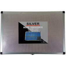 Silver NOŻE TOKARSKIE  16x16mm W WALIZCE 11szt. /SILVER