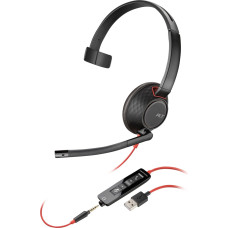HP Poly Poly Blackwire 5210, headset (black, mono, USB-A)