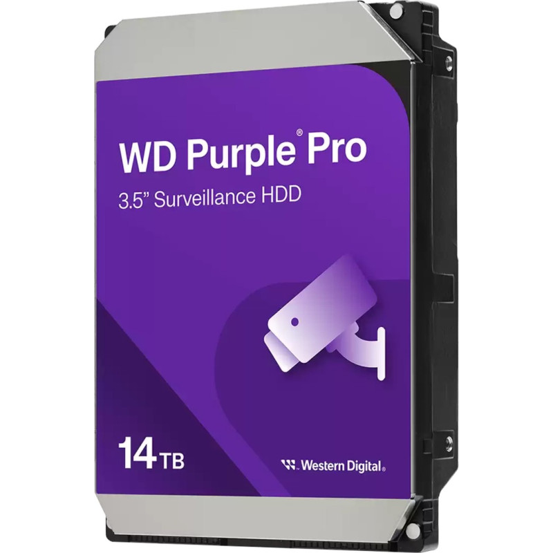 Western Digital HDD|WESTERN DIGITAL|Purple|14TB|SATA|512 MB|7200 rpm|3,5"|WD142PURP