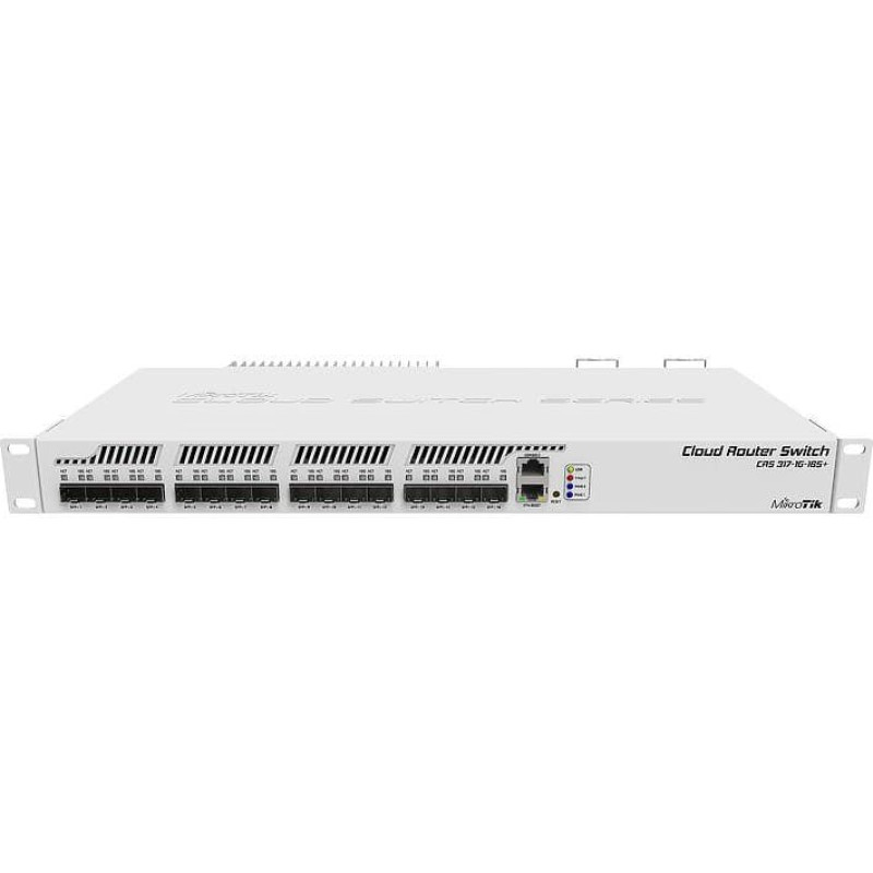 Mikrotik Switch|MIKROTIK|Type L3|Rack|1x10Base-T / 100Base-TX / 1000Base-T|16xSFP+|1xRJ45|CRS317-1G-16S+RM