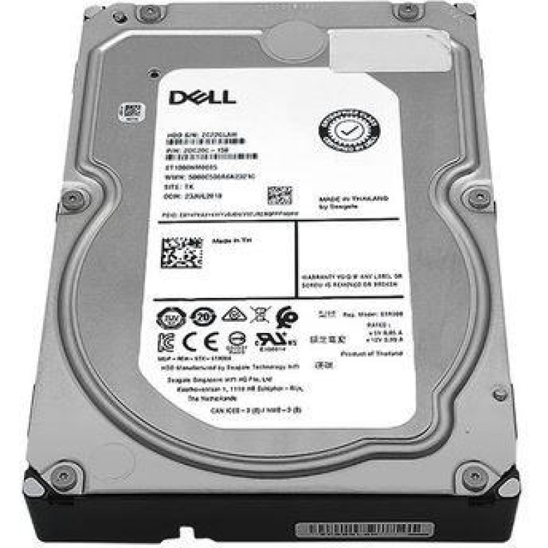 Dell SERVER ACC HDD 1TB 7.2K SATA/3.5