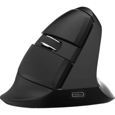 Delux Wireless Vertical Mouse Delux M618Mini BT+2.4G RGB 4000DPI (Iron Gray)