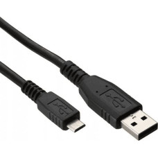 Logo USB cable Logo USB-A - microUSB 1 m Black