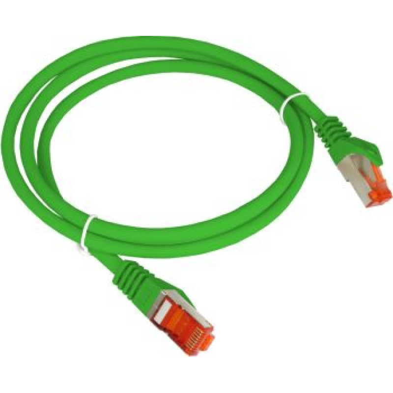 Alantec Patch-cord S/FTP cat.6A LSOH 0.5m green ALANTEC