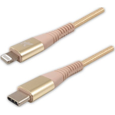 Logo USB cable Logo USB-C - Lightning 2 m Gold
