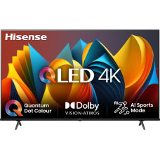 Hisense 65E7NQ televizors 165,1 cm (65") 4K Ultra HD Viedtelevizors Wi-Fi Melns 350 cd/m²