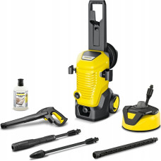Kärcher high-pressure cleaner K 5 WCM Premium Home (yellow/black, with dirt blaster, hose reel and surface cleaner)