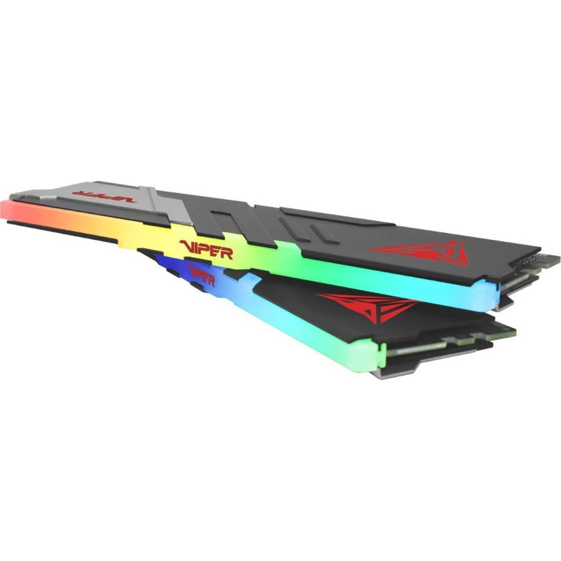 Patriot DDR5 - 32GB -6000 - CL - 36 - Dual Kit, memory (black/white, PVVR532G600C36K, Viper Venom RGB)