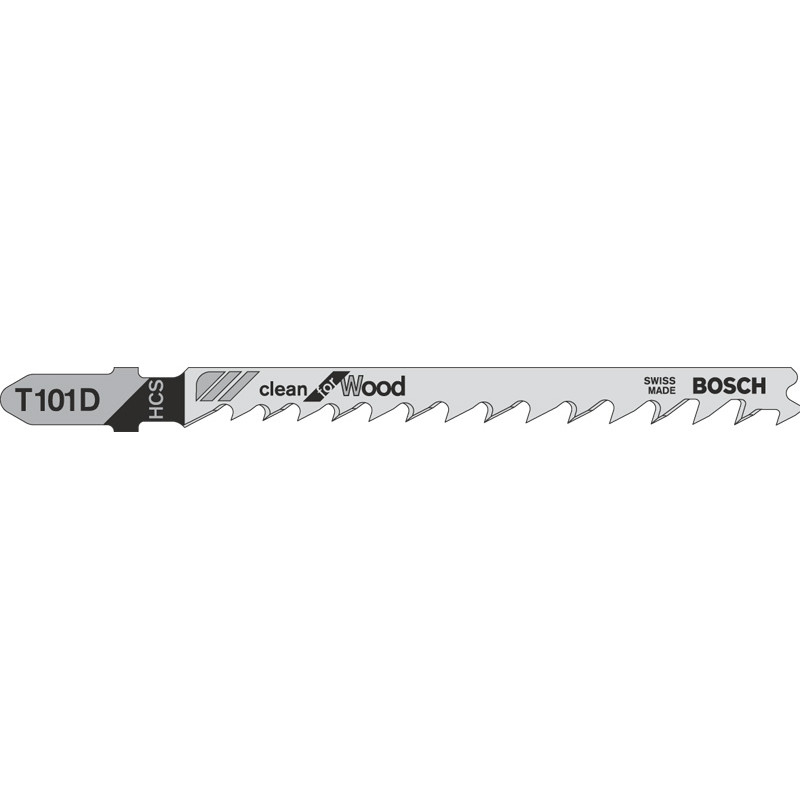 Bosch JIGSAW BLADE T101D 5PCS WOOD