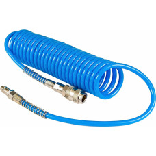 Awtools AW SPIRAL PU AIR HOSE 5x12mmx20m w/ COUPLINGS