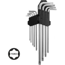 Awtools AW LONG ARM TORX ALLEN KEY SET T10-T50 9pcs