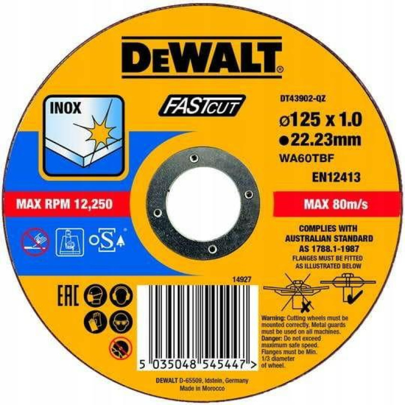 Dewalt DT43902-QZ Metall-Trennscheibe 125mm