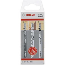 Bosch JIGSAW BLADE T SHANK SET WOOD/14+1PCS