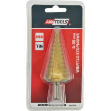 Awtools AW HSS-TiN STEP DRILL BIT 6-38mm